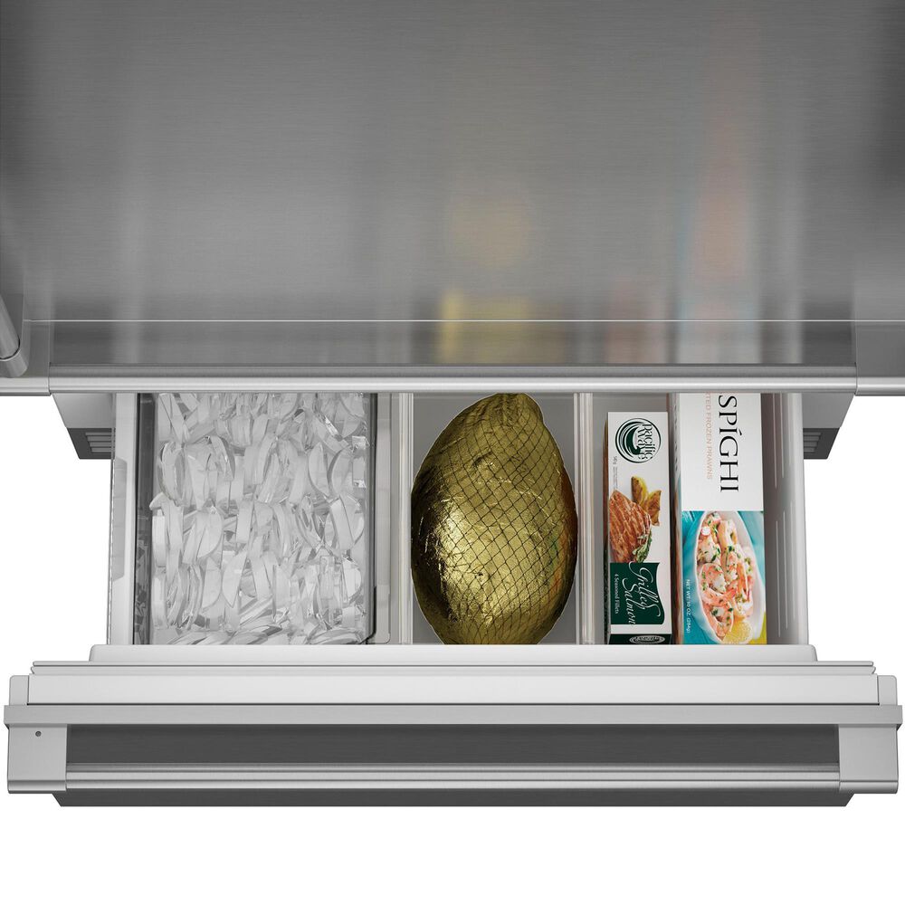 Monogram 20.1 Cu. Ft. Integrated Built-In Bottom Freezer Refrigerator with Left Hinge in Panel Ready, , large