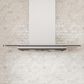 Zephyr Modena 36" Color Changing Wall Mount Chimney Range Hood in Stainless Steel, , large