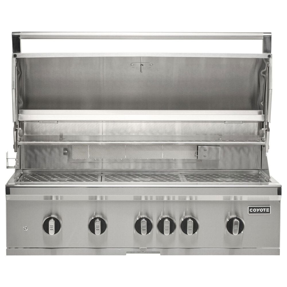 Coyote Outdoor SL-Series 42&quot; Built-In Liquid Propane Grill in Stainless Steel, , large