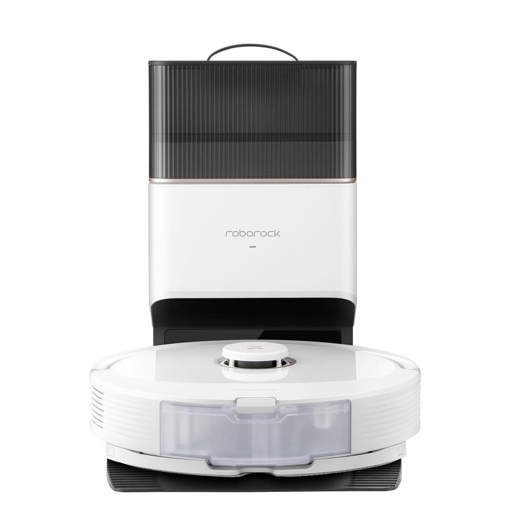 Roborock Q8 Max+ Robot Vacuum and Mop with Auto-Empty Dock in White, , large