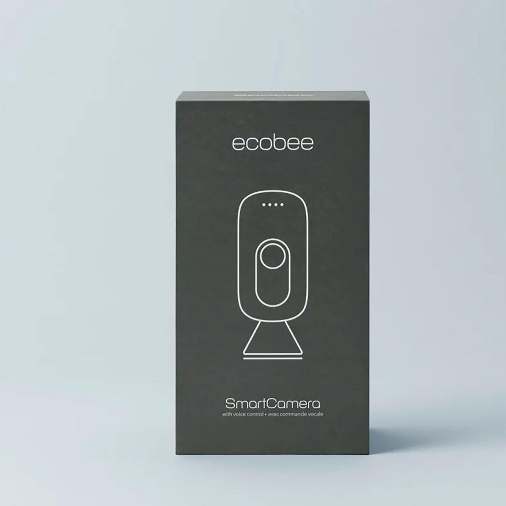 Ecobee SmartCamera with Voice Control in Black and White, , large