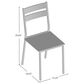 Furniture of America Childers Side Chair in Antique Brown and Black (Set of 2), , large