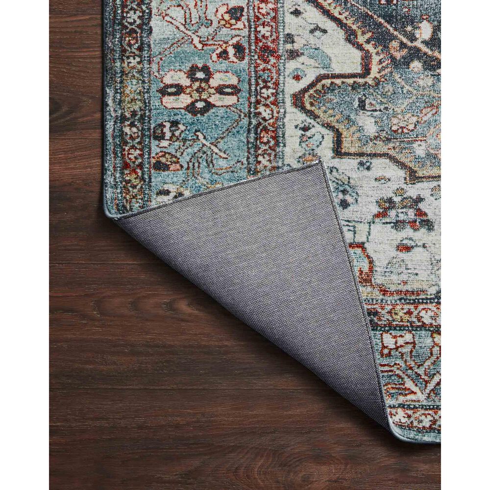 Loloi II Margot 2&#39; x 5&#39; Ocean and Brick Area Rug, , large