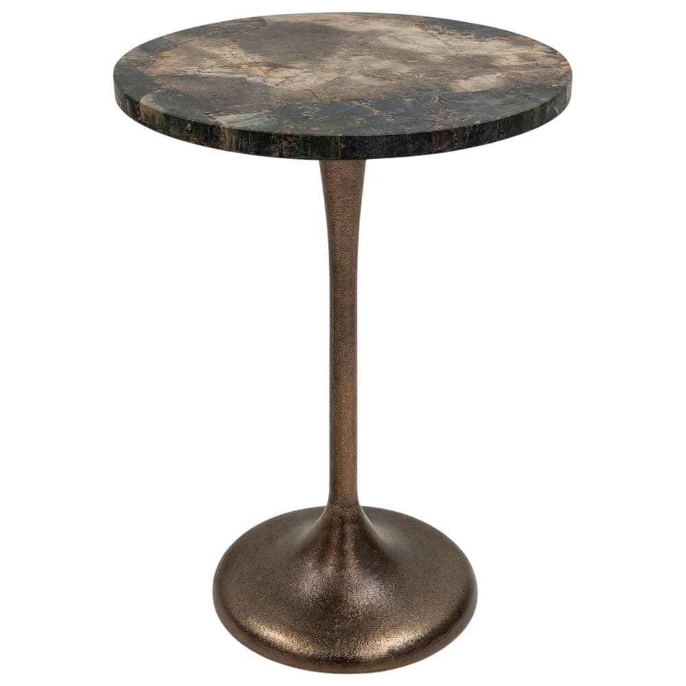 Vantara Home Reeve End Table in Black and Copper, , large