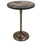 Vantara Home Reeve End Table in Black and Copper, , large