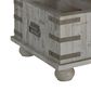 Ashley Carynhurst Lift Top Coffee Table in White Wash Gray, , large