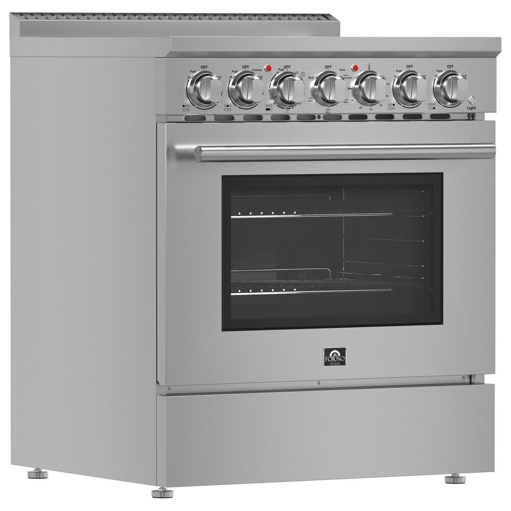 Forno Paolo 30" Freestanding Electric Range in Stainless Steel, , large