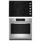 KitchenAid 2-Piece Kitchen Package with PrintShield Stainless Steel 30" Smart Single Wall Oven and Black 30" Electric Cooktop, , large
