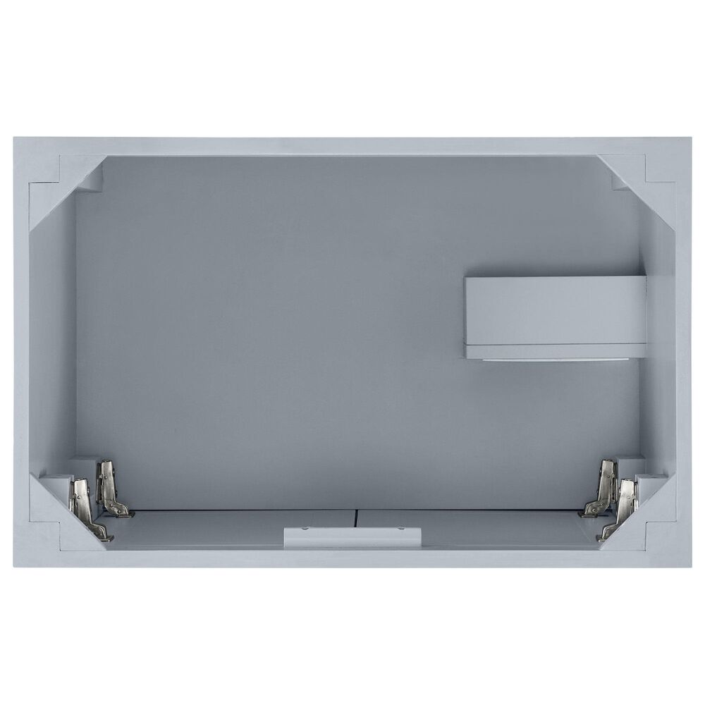 37B Claudine 30" Single Bathroom Vanity in Soft Blue with Glossy White Composite Stone Top and Backsplash, , large