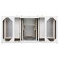 James Martin Vanities Chicago 48" Single Bathroom Vanity in Glossy White with 3 cm Victorian Silver Quartz Top and Rectangular Sink, , large