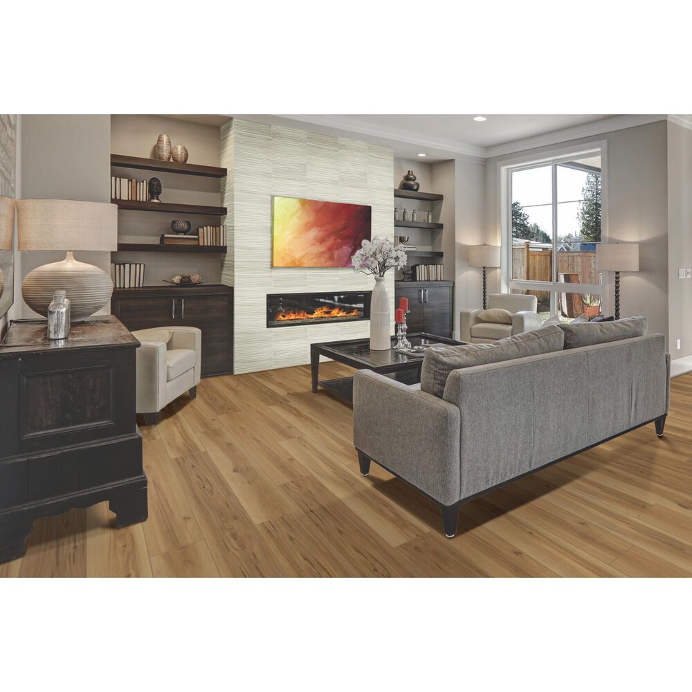 Happy Feet International Dynamic Stick Natural Hickory 9" x 60" Luxury Vinyl Plank, , large