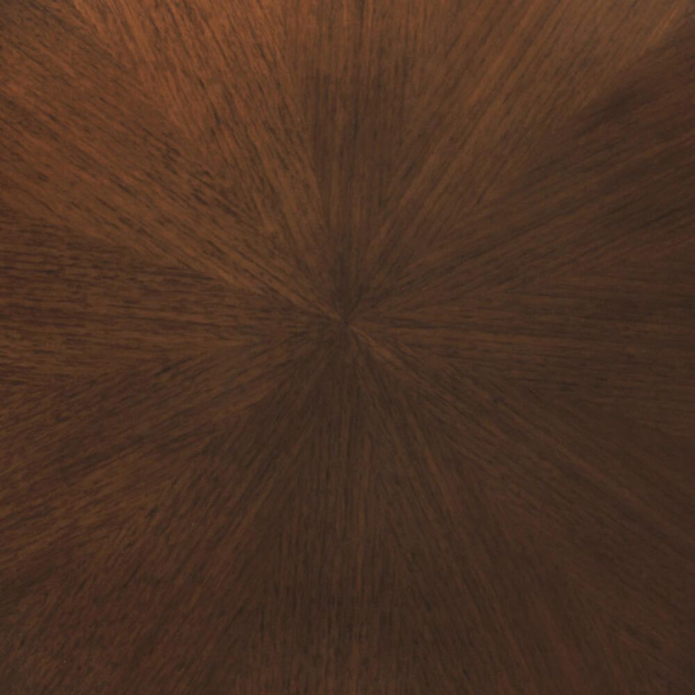 Lexington Home Brands Rendevous Lennox Round Accent Table in Chester and Rose Gold, , large