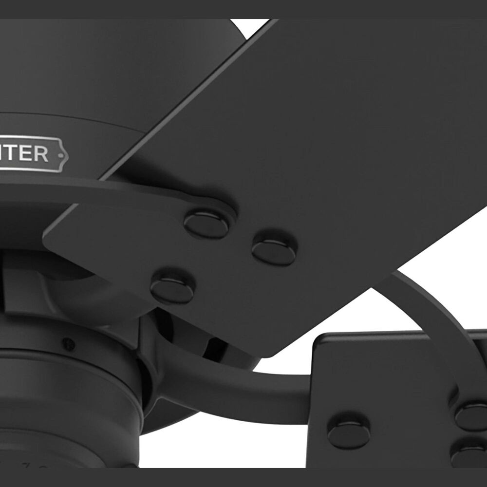 Hunter Gilrock 52&quot; Ceiling Fan in Matte Black, , large