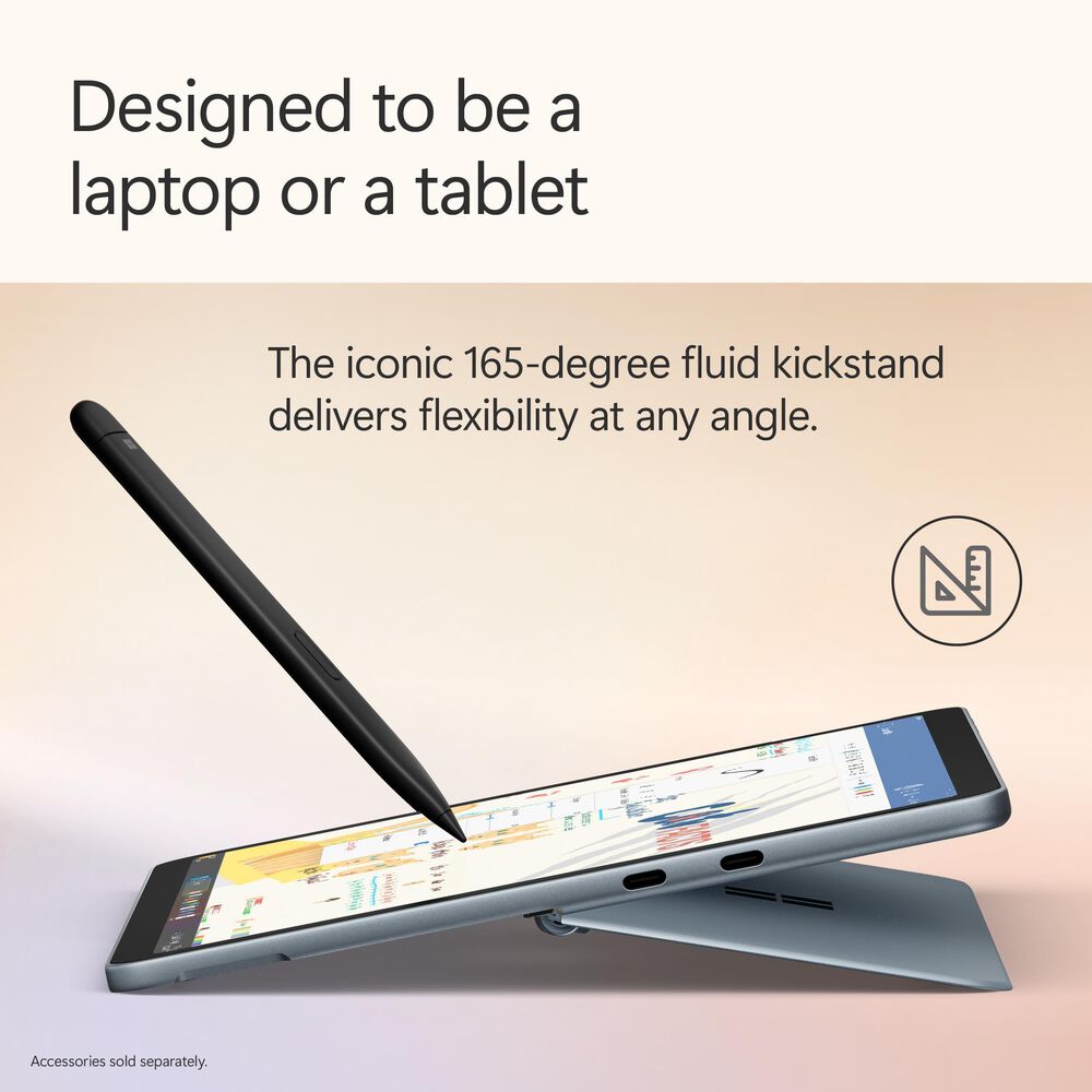 Microsoft Surface Pro Copilot+ PC 12&quot; Touch-Screen Tablet - Qualcomm Snapdragon X Plus - 16GB RAM - 512GB UFS - Windows 11 Home - Wi-Fi Only - Ocean - Device Only - &#40;Latest Model&#41;, , large
