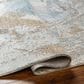 Surya Brunswick Cream, Tan, Taupe, Light Slate, Blue and Seafoam 10" x 13"11" Area Rug, , large