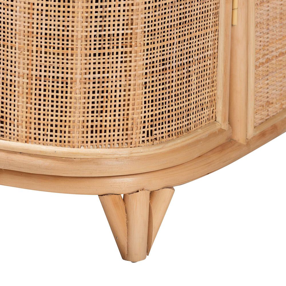 Baxton Studio Yanka Storage Cabinet in Natural, , large