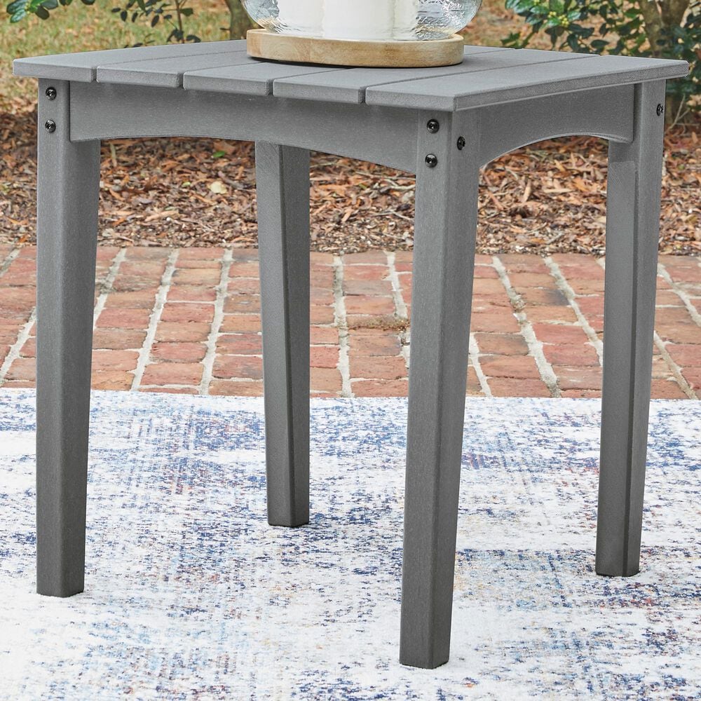 Ashley Cove Beach Outdoor End Table in Gray, , large