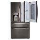 LG 23 Cu. Ft. Smart wi-fi Enabled InstaView Door-in-Door Counter-Depth Refrigerator w/ Craft Ice Maker - Black Stainless Steel, , large