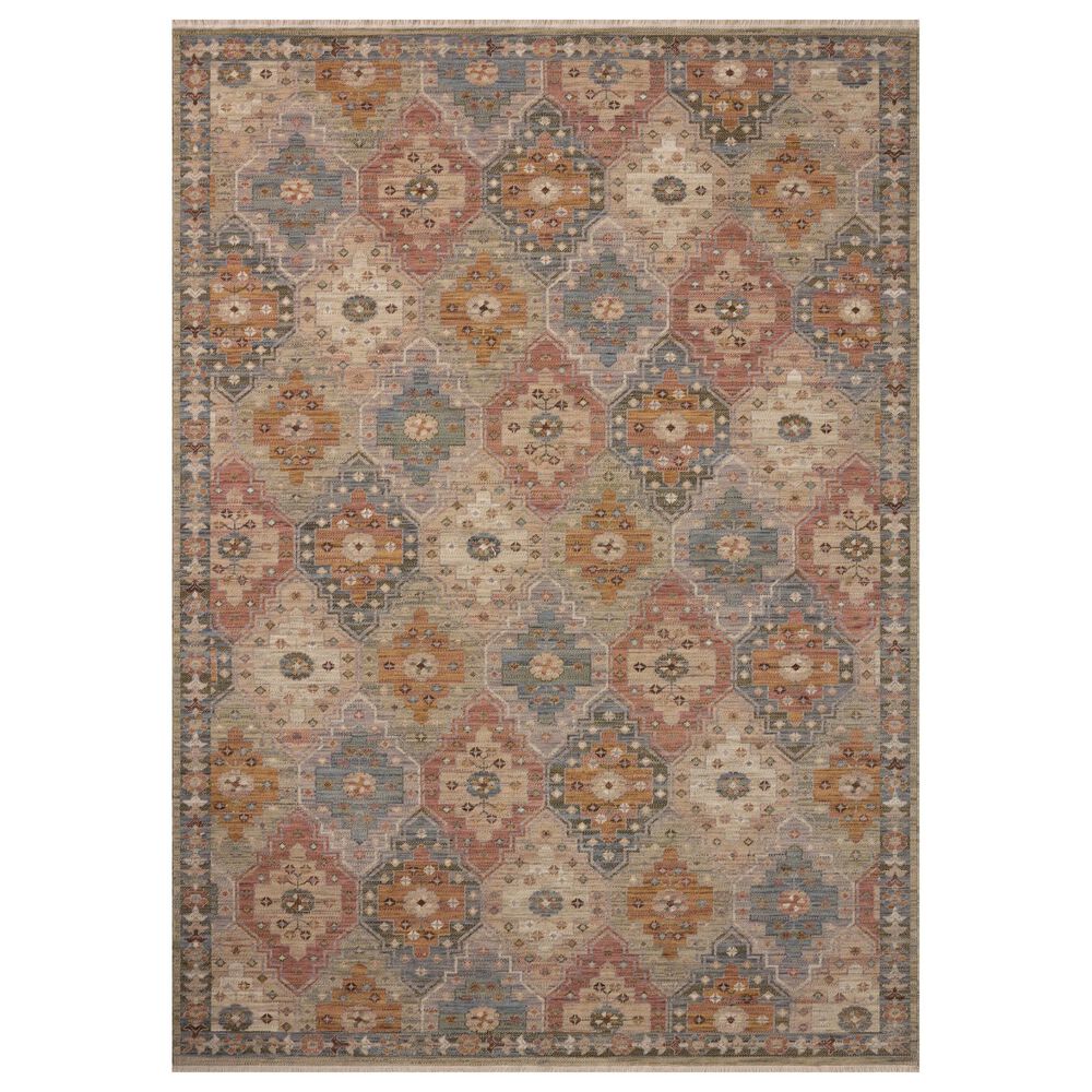 Loloi Reign Sage and Fiesta 6" x 9" Area Rug, , large