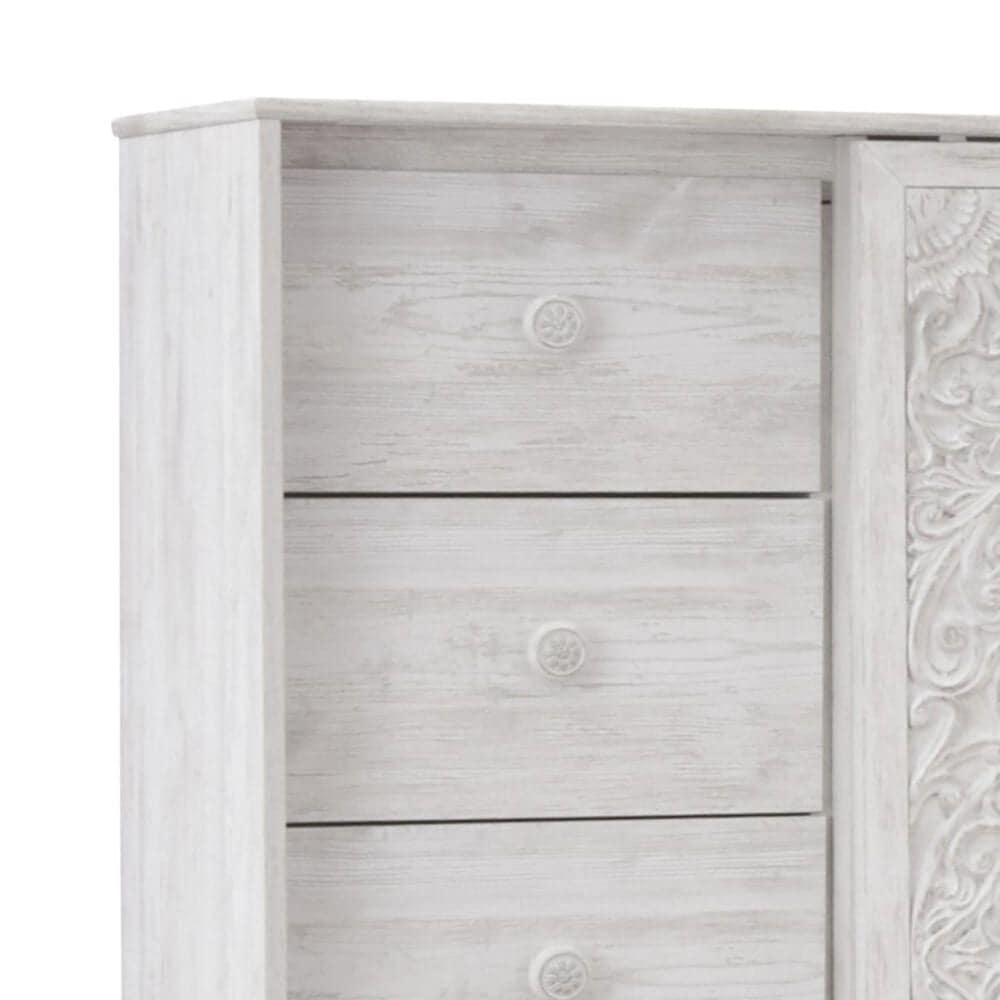 Ashley Paxberry Dressing Chest in White Wash, , large