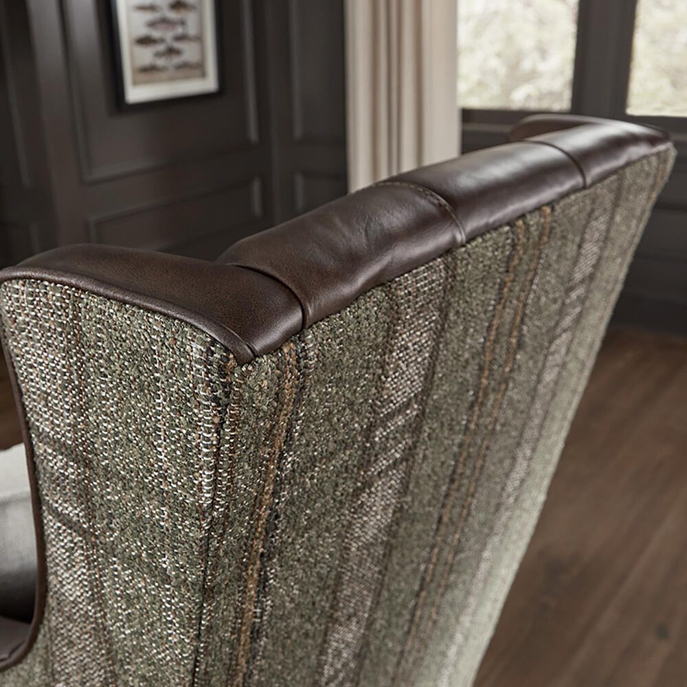 Best Home Furnishings Keatling Accent Chair in Dark Brown and Moss, , large