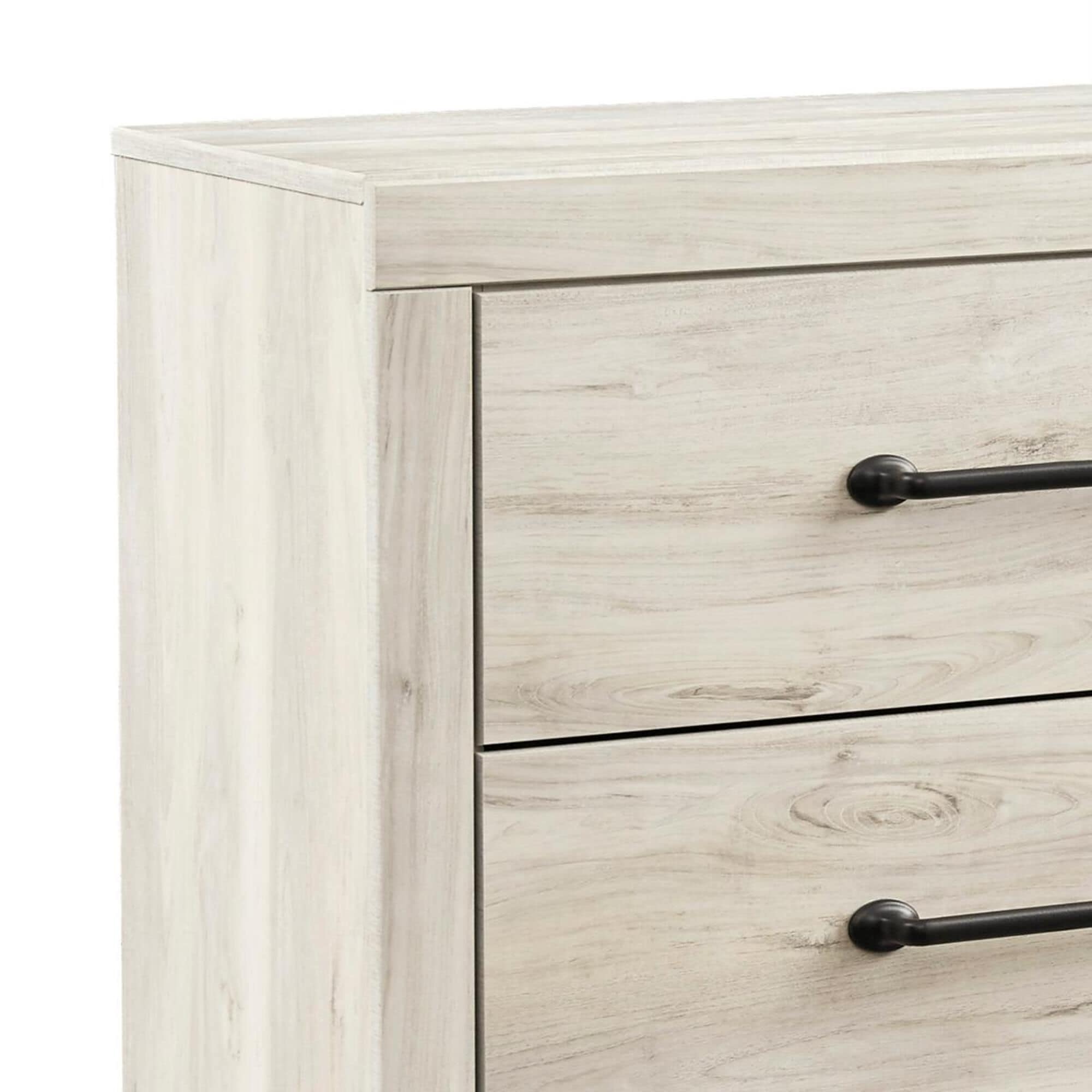 Signature Design by Ashley Cambeck 6 Drawer Dresser in Whitewash NFM