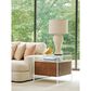 Lexington Home Brands Palm Desert Arden Lamp Table in Tan and Clear, , large