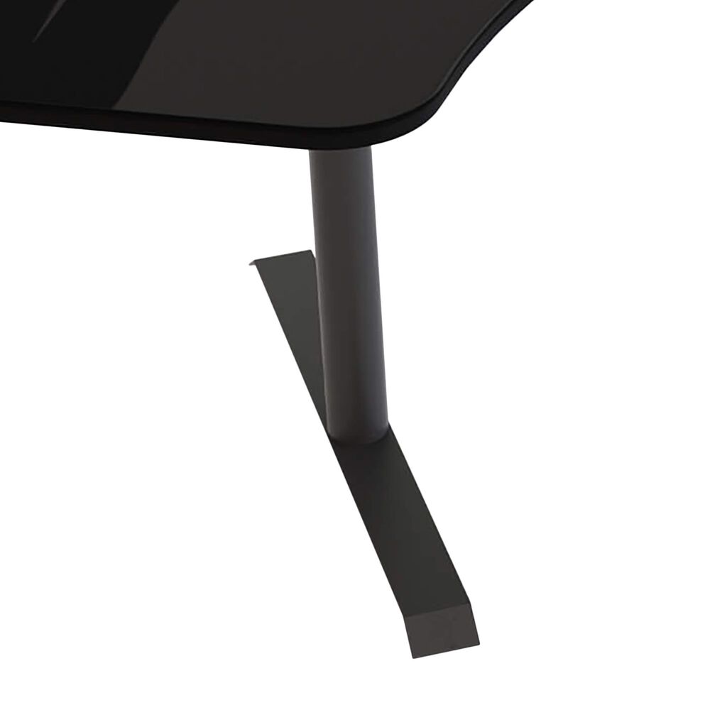 Arozzi Arena Angelo Gaming Desk in Gunmetal &#40;Box 1 of 2&#41;, , large