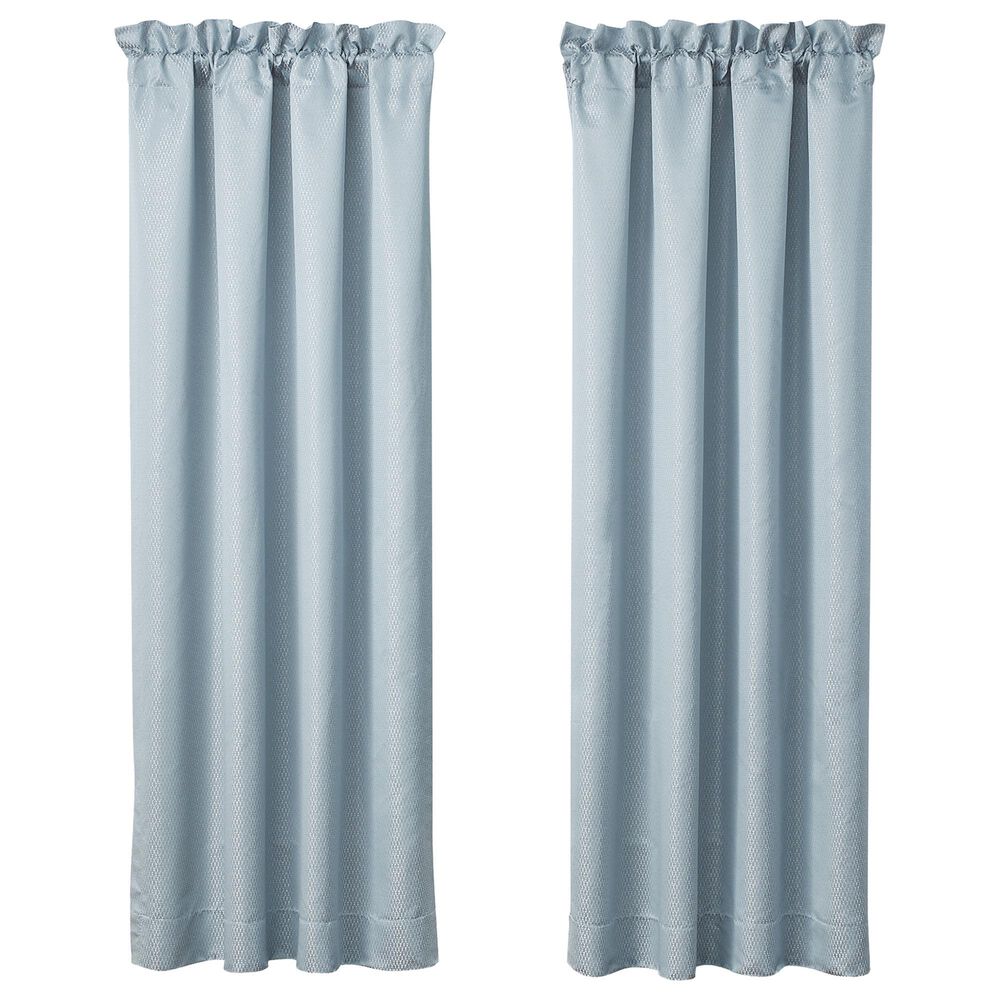 BCP Home Waterford Springdale Curtain Panel in Blue (Set of 2), , large