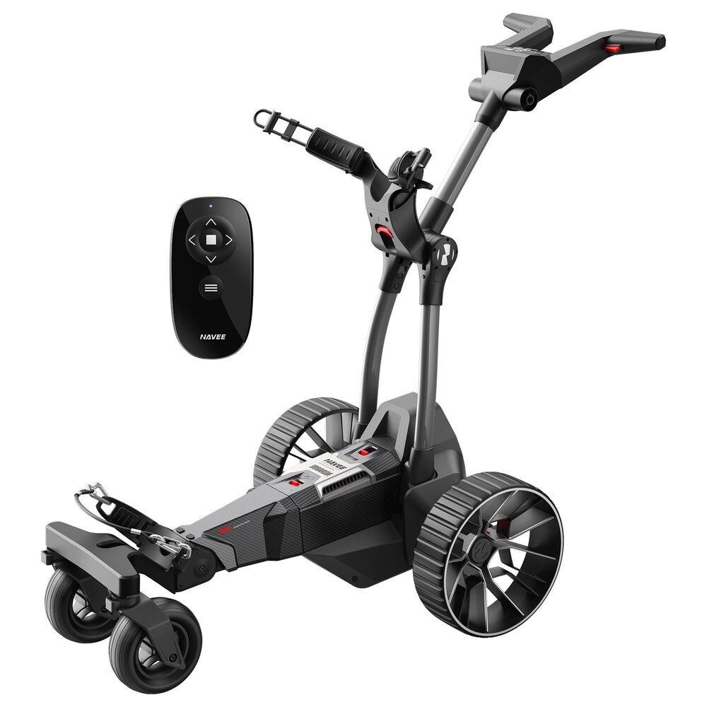 Navee Birdie 3X Electric Golf Push Cart in Black, , large