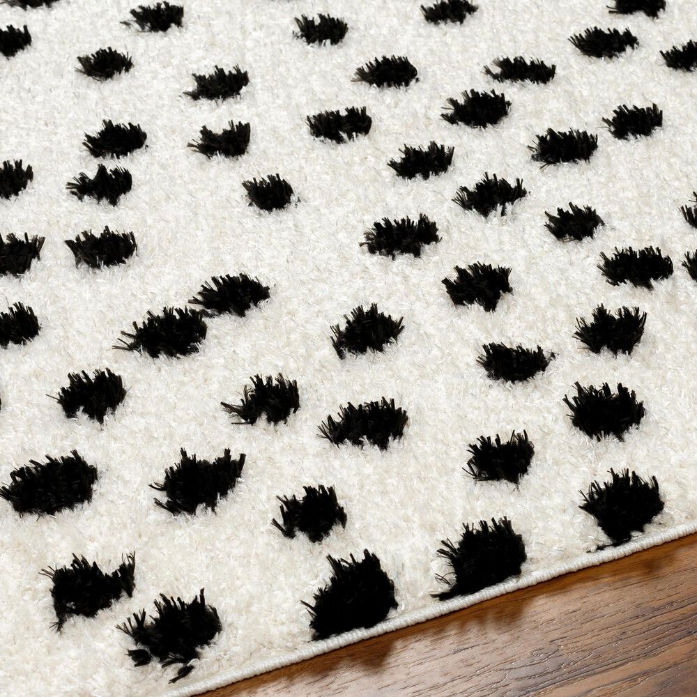 Surya Rodos RDO2347 5&#39;3&quot; x 7&#39; Beige, Black Area Rug, , large