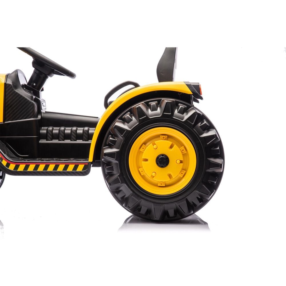 Best Ride On Cars Tonka Construction Tractor 12V Ride On Car in Yellow, , large