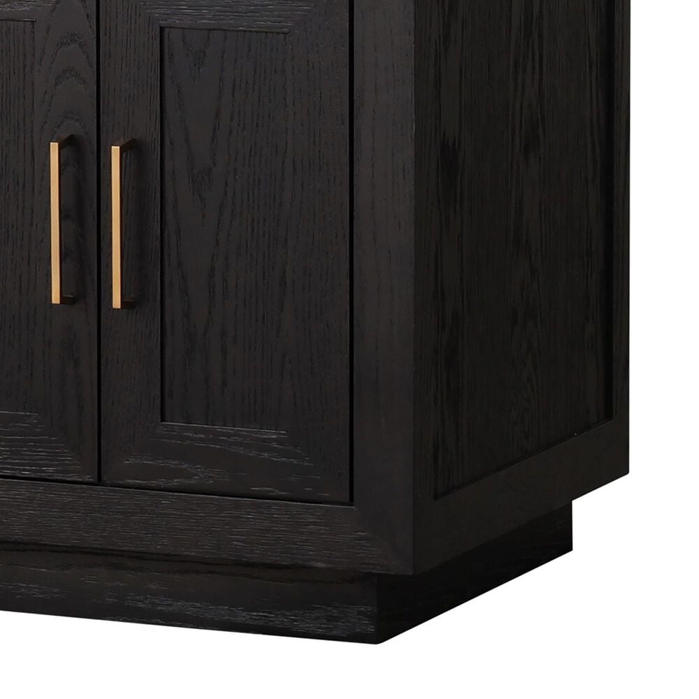 Lexora Home Abbey 60&quot; Double Bathroom Vanity in Brown Oak with 2 cm White Quartz Top, Rectangular Sinks and 28&quot; Mirrors, , large
