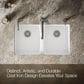 Kohler Deerfield 33" Undermount Double-Bowl Kitchen Sink in White, , large