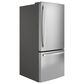 GE Appliances 21 Cu. Ft. Bottom-Freezer Refrigerator with Icemaker in Fingerprint Resistant Stainless Steel, , large