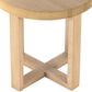 Four Hands Liad End Table in Natural Nettlewood, , large