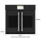 Cafe 30" French-Door Single Wall Oven in Matte Black (Handles Sold Separately), , large