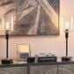 Lite Source Luken Table Lamp in Black and Antique Brass (Set of 2), , large