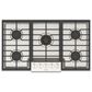 Fulgor Milano Sofia 36" Gas Cooktop with 4 Stacked Burners in Stainless Steel, , large