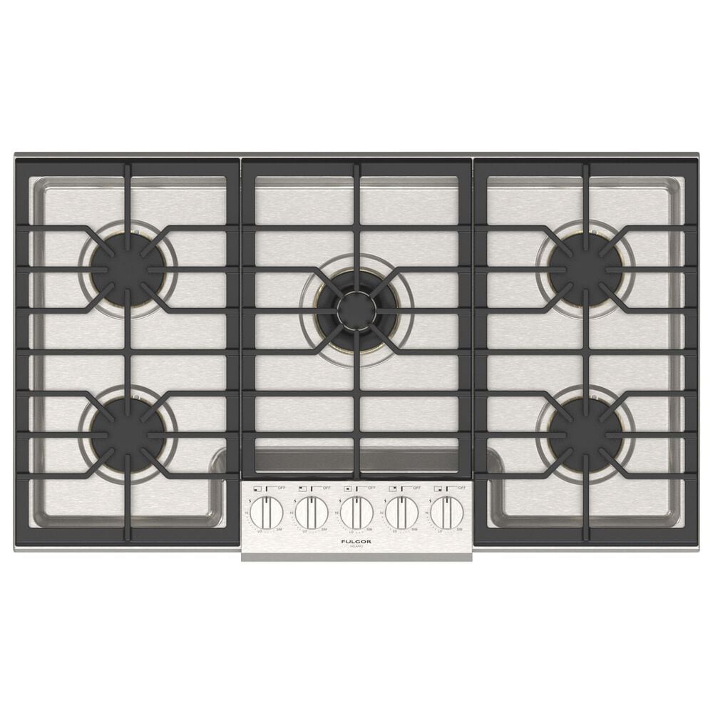 Fulgor Milano Sofia 36" Gas Cooktop with 4 Stacked Burners in Stainless Steel, , large
