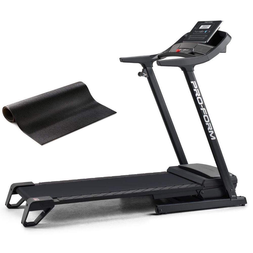 ProForm Trainer 5.0 Treadmill with Reflex Cushion + 40" x 80" Equipment Floor Mat , , large