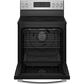 GE Profile 6.2 Cu. Ft. Smart Freestanding Electric Convection Range in Stainless Steel and Black, , large