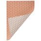 Nourison Twist Reversible 5" x 7" Coral Indoor/Outdoor Area Rug, , large
