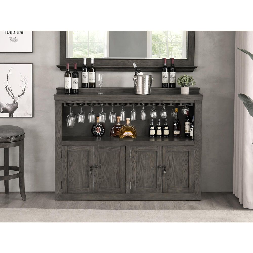 IMPERIAL Bixby Bar Back and Mirror in Charcoal, , large