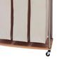 Household Essentials Modern Laundry Center with Wheels in Light Ash, , large