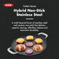 Green Pan Trident Hybrid Nonstick Griddle in Stainless Steel, , large