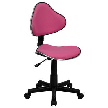 Flash Furniture Swivel Task Chair in Pink, , large
