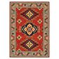 Oriental Weavers Lilihan Medallion 5504P 2" x 6" Red Scatter Rug, , large