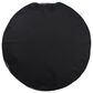 Howard Elliott Pana Short Pouf in Charcoal, , large