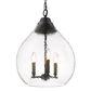 Golden Lighting Ariella 3-Light Pendant in Matte Black, , large